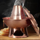 Stainless Steel Charcoal Chinese Copper Hot Pot Old Beijing Cookware Camping HOT - 30CM