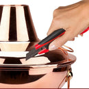 Stainless Steel Charcoal Chinese Copper Hot Pot Old Beijing Cookware Camping HOT - 30CM