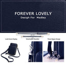 Women Crossbody Phone Purse Touch Screen Bag Rfid Blocking Wallet Shoulder Strap - Dark Green