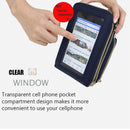 Women Crossbody Phone Purse Touch Screen Bag Rfid Blocking Wallet Shoulder Strap - Dark Green
