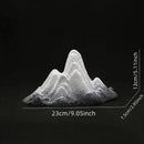Snow Mountain Small Ornament Aquarium Decor Resin for Fish Tank Terrarium DIY