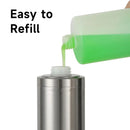 220/320ml Stainless Steel Press Type Oil Sprayer Soap Dispenser Durable - 220ml