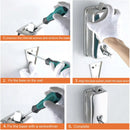 Stainless Steel Wall Mounted Soap Dispenser Hotel Bathroom Sanitizer Bottle - 800ML