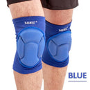 Knee Pad Crashproof Antislip Brace Leg Sleeve Protector Guard Support Men - Black*1 Pair