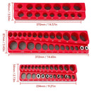 Plastic Socket Storage Rack Tool Organizer for Metric and Imperial Sockets