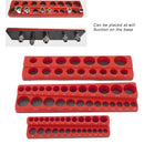 Plastic Socket Storage Rack Tool Organizer for Metric and Imperial Sockets