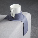 Couch Cup Holder Silicone Drink Coaster Tray Sofa Armrest Stand Car Cup Holder - Grey