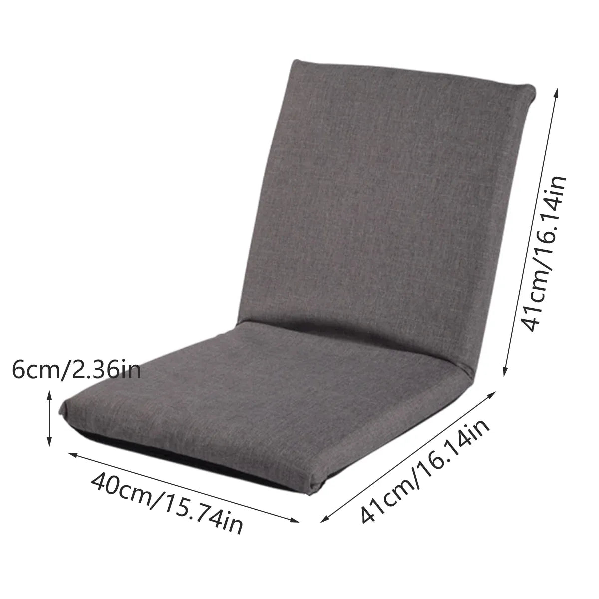 Floor Lounge Sofa Camping Portable Recliner Beach Chair Folding Outdoor Use