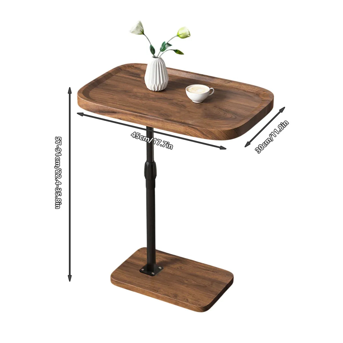 Height Adjustable Simple Living Room Coffee Table for Home Sofa Side Space Saving
