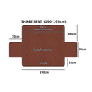 190x195cm Seater Pet Sofa Protector Cover Quilted Couch Covers Lounge Slipcover - Blue