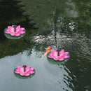 Water Fountain with Lotus Leaf Solar Bird Bath Fountain Pump Lotus Shaped Solar