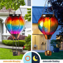 Hot Air Balloon Solar Lantern Garden Decor Outdoor Patio Hanging Lights Durable