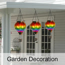 Hot Air Balloon Solar Lantern Garden Decor Outdoor Patio Hanging Lights Durable