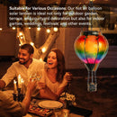Hot Air Balloon Solar Lantern Garden Decor Outdoor Patio Hanging Lights Durable