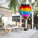 Hot Air Balloon Solar Lantern Garden Decor Outdoor Patio Hanging Lights Durable
