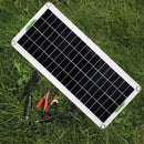 30W Usb Solar Panel Kit Battery Charger Controller Caravan Boat Outdoor Camping