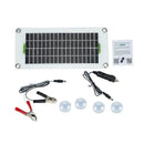30W Usb Solar Panel Kit Battery Charger Controller Caravan Boat Outdoor Camping
