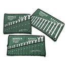 14 Piece Metric Combination Spanner Set with Roll Bag 8mm to 24mm Heavy Duty