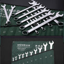 14 Piece Metric Combination Spanner Set with Roll Bag 8mm to 24mm Heavy Duty