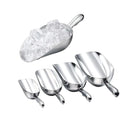 4 Sizes Aluminum Alloy Ice Shovel Flour Rice Scoop Multipurpose Kitchen Tool - XL