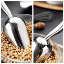 4 Sizes Aluminum Alloy Ice Shovel Flour Rice Scoop Multipurpose Kitchen Tool - XL
