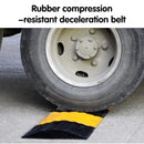 Rubber Speed Bump Car Parking Speed Bumper Heavy Duty Wear-Resistance Durable