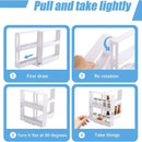 Rotating Spice Rack Kitchen Organizer Food Storage Rack Spice Organizer Stand