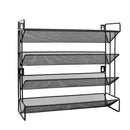 Black Four-Tier Spice Rack 34 x 11 x 32 cm - 1 Piece