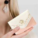 Small Wallet Women Tri-Folded Wallet Cash Pocket Flowers Card Holder Coin Purse