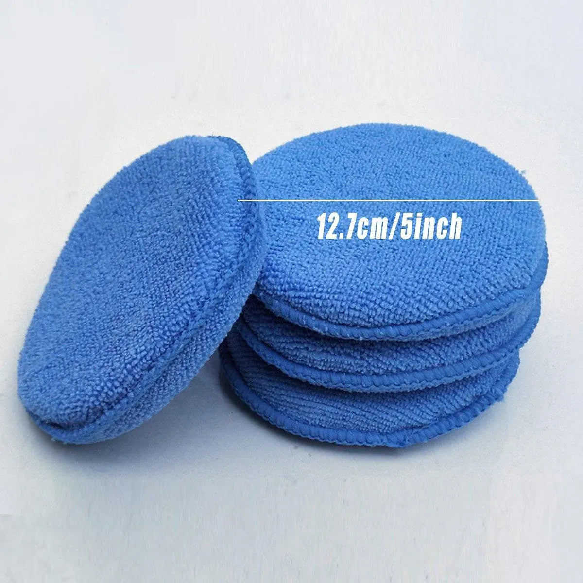 10pcs Car Waxing Sponge Polishing Pads Car Wash Sponges for Crystal Coating