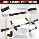 1-Piece Black and Silver Doorway Pull-Up Bar
