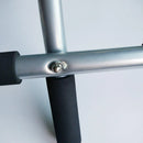 1-Piece Black and Silver Doorway Pull-Up Bar