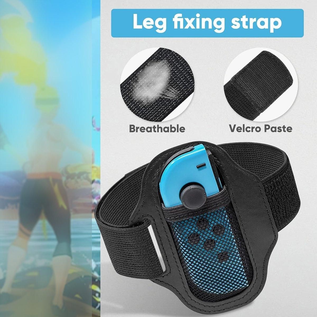 5pcs Adjustable Elastic Leg Straps for Switch Sports Game Accessories Fitness