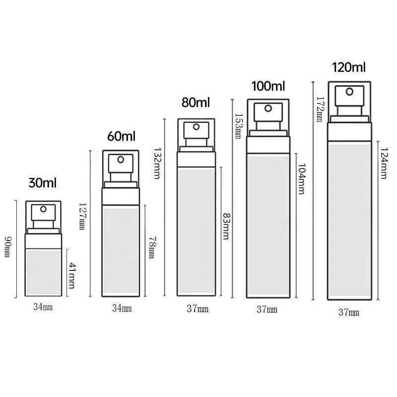 10pcs Small Empty Spray Bottles for Disinfectant Fine Mist Travel Dispense - Spray-Bottle-10pcs-60ml