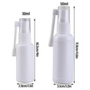 50PCS Rocker Sprayer 360 Degree Spray Bottle Small White Refillable Mist Container - 30ML