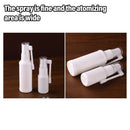 50PCS Rocker Sprayer 360 Degree Spray Bottle Small White Refillable Mist Container - 30ML