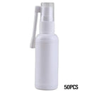 50PCS Rocker Sprayer 360 Degree Spray Bottle Small White Refillable Mist Container - 30ML