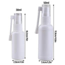 50PCS Rocker Sprayer 360 Degree Spray Bottle Small White Refillable Mist Container - 50ML