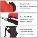 Handheld Sandblasting Tool Portable Pneumatic Tool For Rust Paint Cleaning Use