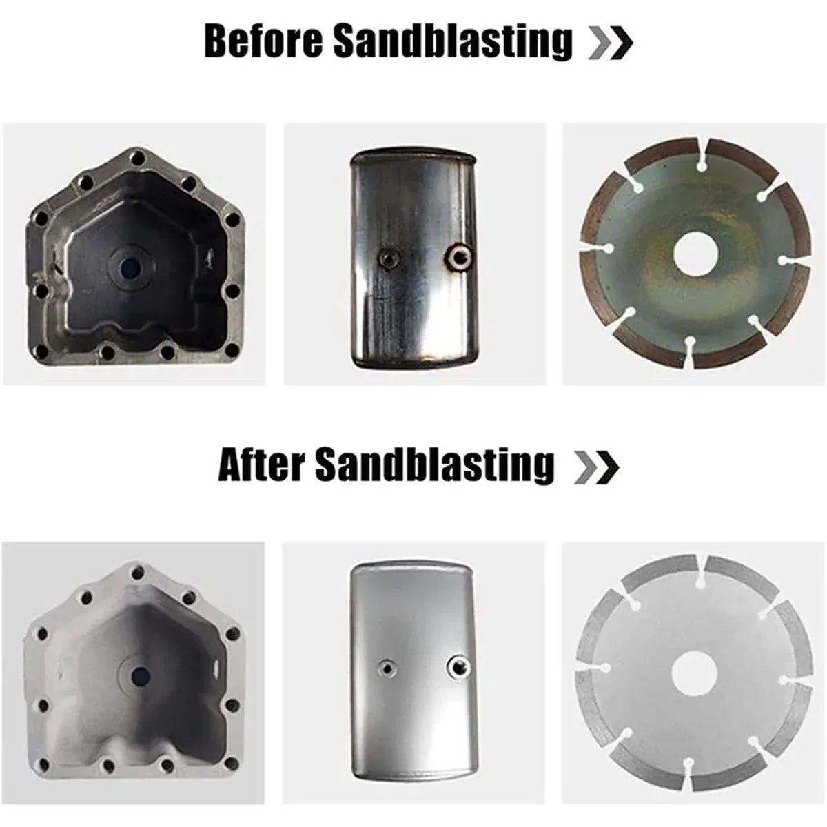 Handheld Sandblasting Tool Portable Pneumatic Tool For Rust Paint Cleaning Use