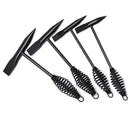 Welding Chipping Hammer Spring Handle Hold Heart Cleaning Harden DIY Metal Black - 500g