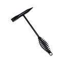 Welding Chipping Hammer Spring Handle Hold Heart Cleaning Harden DIY Metal Black - 670g