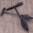 Welding Chipping Hammer Spring Handle Hold Heart Cleaning Harden DIY Metal Black - 670g