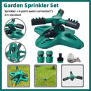 Automatic Lawn Sprinkler 360 Degree Rotating Garden Watering System Tool