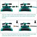 360° Rotating Sprayer Watering Grass Lawn Automatic Garden Tool Water Sprinkler