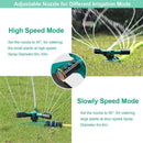 360° Rotating Sprayer Watering Grass Lawn Automatic Garden Tool Water Sprinkler