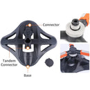 Factory Supply Multifunctional Garden Sprinkler Plastic Three-prong Sprinkler Automatic Rotating Sprinkler
