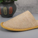 50 Pairs SPA Hotel Guest Slippers Closed Toe Disposable Terry Style Linen - Grey