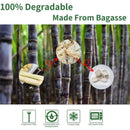 100X Food Preparation Burger Storages Cake Packaging Box Lunch Boxes - 1300ml-Primary