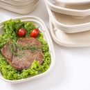 100X Food Preparation Burger Storages Cake Packaging Box Lunch Boxes - 1300ml-Primary